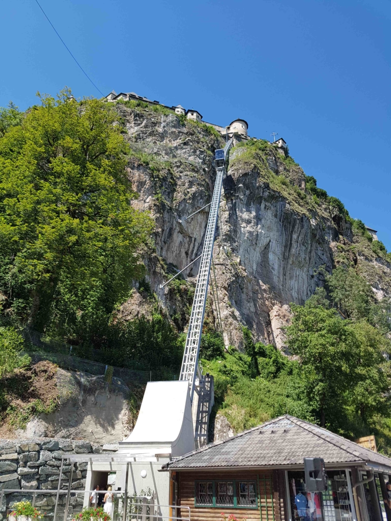 Hochosterwitz Castle, Launsdorf, AT ABS Transportbahnen Inclined lift systems, lift